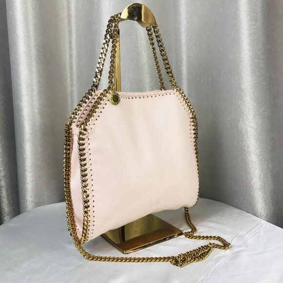 NEW STELLA MCCARTNEY Falabella Tote Bag ROSE PINK - Picture 2 of 12